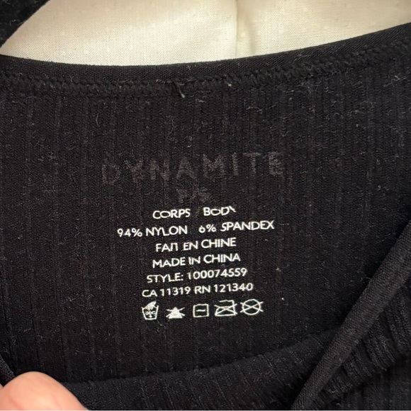 Black Cropped Longsleeve - Picture 2 of 4